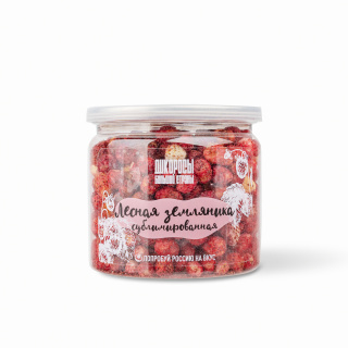 Лесная сублимированная земляника 33 гр ПЭТ банка ДБС