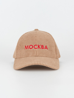 Бейсболка бежевая Москва