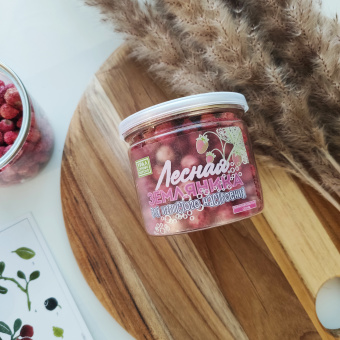 Лесная земляника для игристого настроения сублимированная 13гр ПЭТ банка УСВ