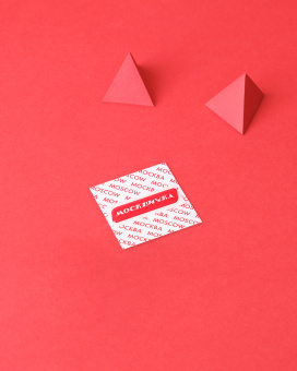 Наклейка полимерная Москва