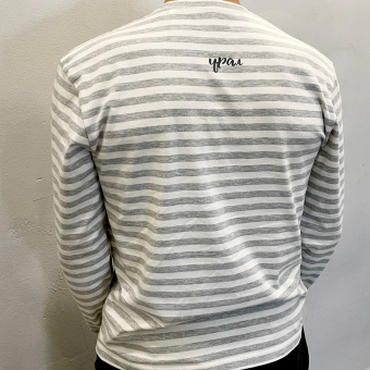 Лонгслив в полоску "Урал - уехать нельзя остаться" производствоЕль