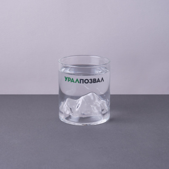 Стакан прозрачный Урал - Горы стекло
