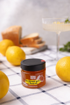 Лимонный джем с ванилью стекл.банка 100мл  ДБС