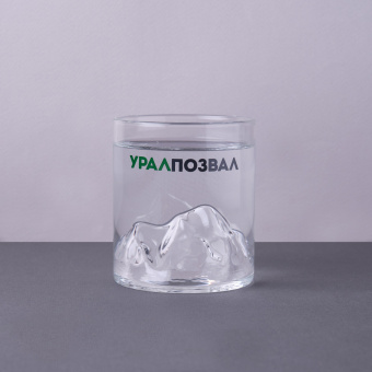 Стакан прозрачный Урал - Горы стекло